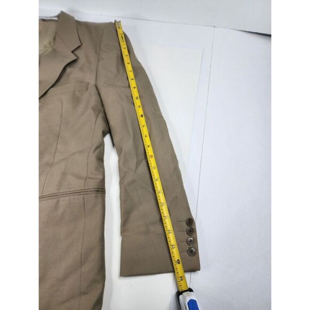 YSL Yves Saint Laurent Men Surgical Cuff Blazer Brown Jacket‎ 38 Made In France - Picture 9 of 16